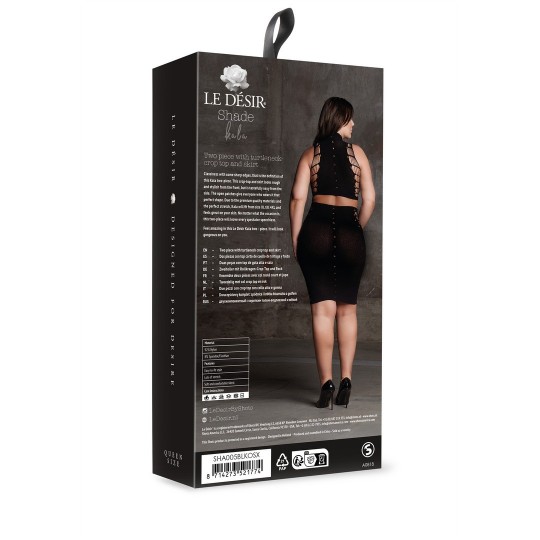 KALA XXXVII - ДВЕ ЧАСТИ С ВОДОЛАЗКОЙ, КРОП-ТОПОМ И ЮБКОЙ - ПЛЮС РАЗМЕР