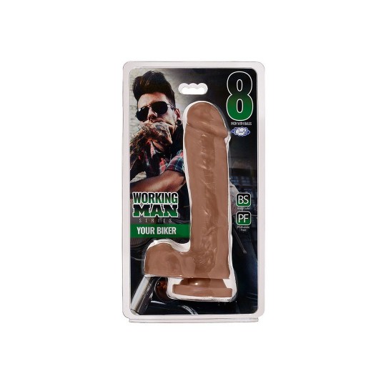 WORKING MAN YOUR BIKER DILDO 8' 20 CM