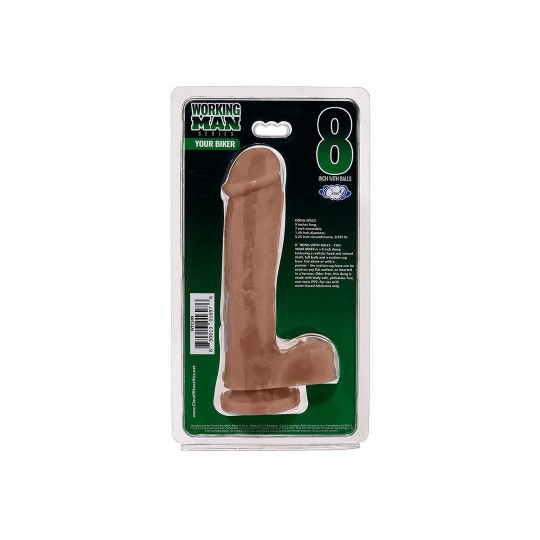 WORKING MAN YOUR BIKER DILDO 8' 20 CM