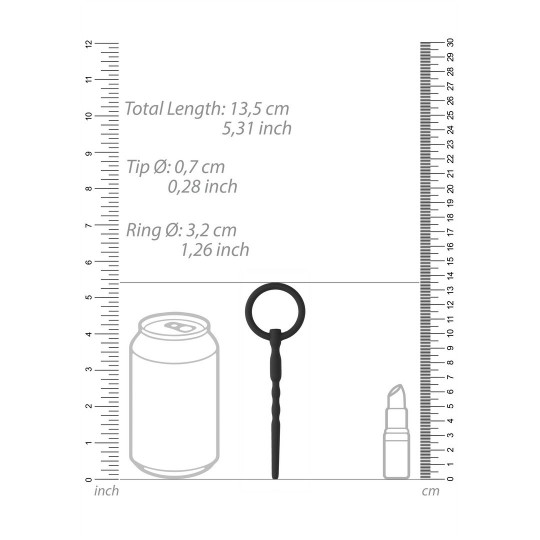 СИЛИКОНОВАЯ ПРОБКА ДЛЯ ПЕНИСА - 0,3 / 7 ММ