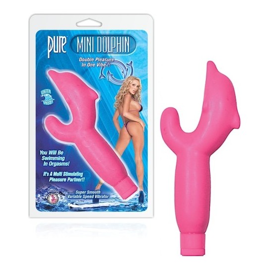 VIBRADOR MINI DOLPHIN ROSA