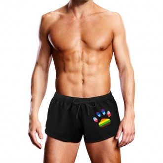 SWIM TRUNK - BLACK OVERSIZED PAW