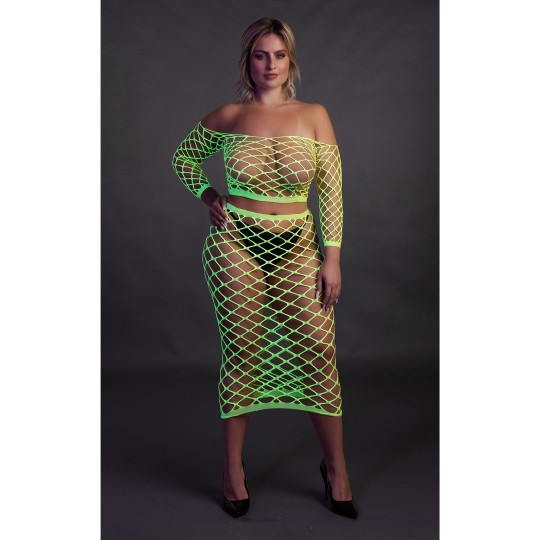 ТОП С ДЛИННЫМИ РУКАВАМИ И ДЛИННАЯ ЮБКА