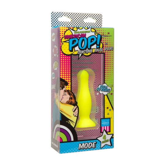 AMERICAN POP - MODE - SILICONE ANAL PLUG - 4&#039; / 10 CM