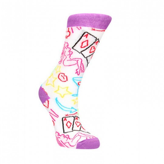 STRIP POKER SOCKS - US SIZE 8-12 / EU SIZE 42-46