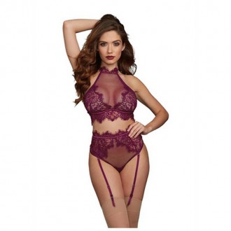 БРАЛЕТТ И ТРУСИКИ С ПОДВЯЗКАМИ