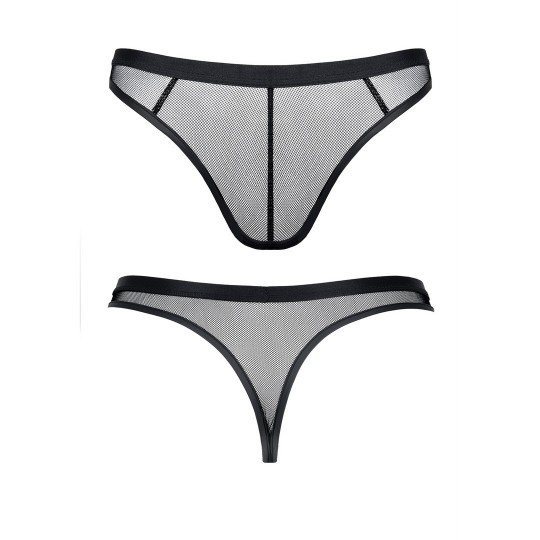 MEN\'S THONG MADE OF ELASTIC MESH
