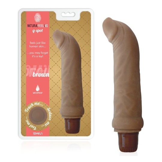 VIBRADOR NATURAL FEELING G-SPOT BROWN