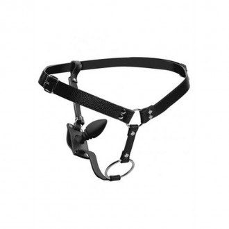 MEN'S HARNESS WITH SILICONE BUTT PLUG