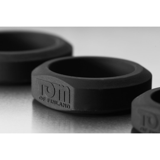 3-PIECE SILICONE COCKRING SET