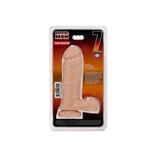CLOUD 9 WORKING MAN YOUR ROCK STAR DILDO 7' 18 CM