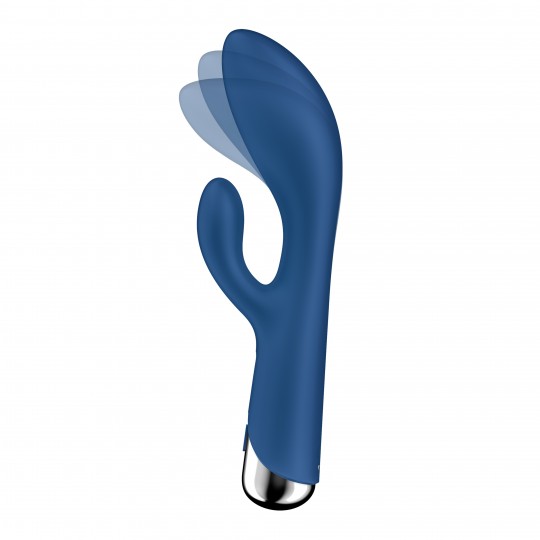 VIBRATORE SPINNING RABBIT 1 BLU SATISFYER