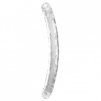 DILDO DUPLO 18" KING COCK CLEAR