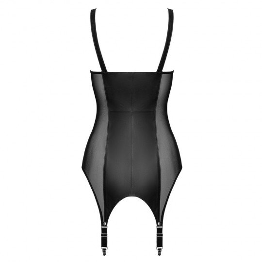 LEATHER BASQUE