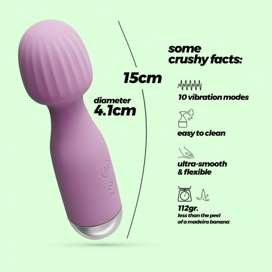 WANDERLUST MINI-VIBROMASSEUR WAND LILAS CRUSHIOUS