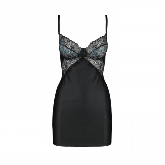 ASTRIDA CHEMISE BLACK  - PASSION