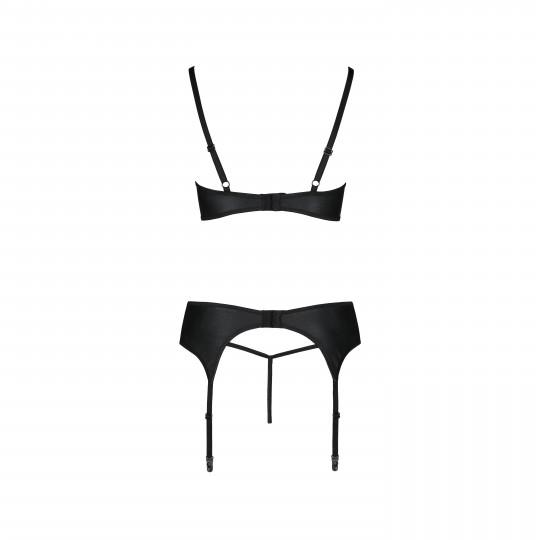 ENSEMBLE 3 PIÈCES ASTRIDA NOIR PASSION