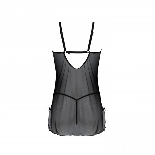 NUISETTE ET STRING DROSERA NOIR ECO COLLECTION PASSION