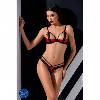 PASSION DEVIL COLLECTION FEMMINA BIKINI 2 PIECE SET RED