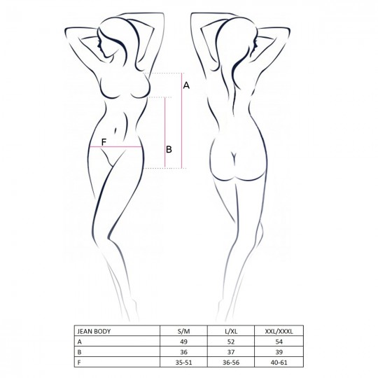 JEAN BODY BLACK  - PASSION