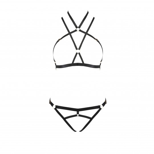 CONJUNTO DE 2 PEÇAS KELIS PRETO DEVIL COLLECTION PASSION