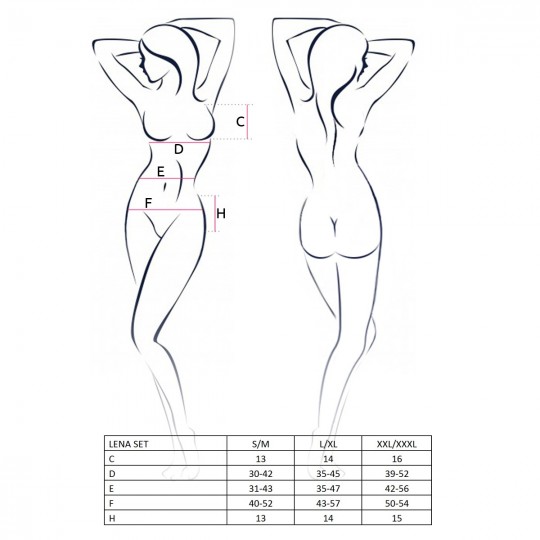 LENA SET RED  - PASSION