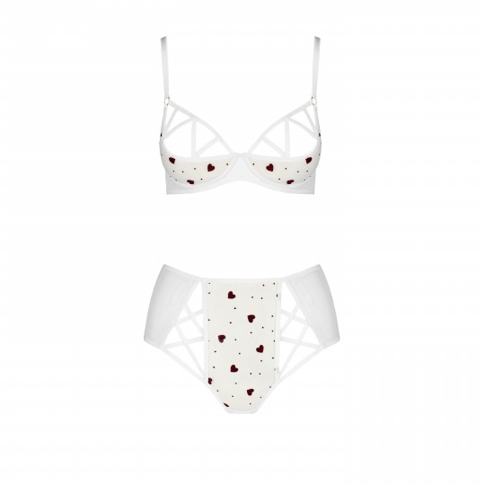 CONJUNTO DE 2 PEÇAS LOVELIA BIKINI BRANCO PASSION