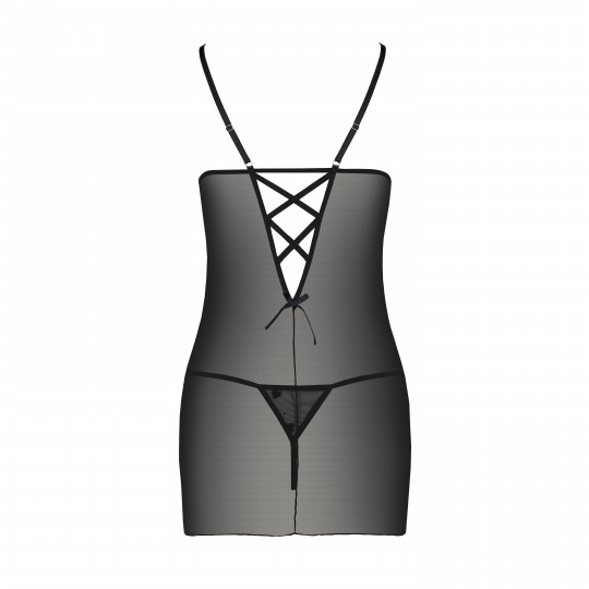 LOVELIA CHEMISE BLACK  - PASSION