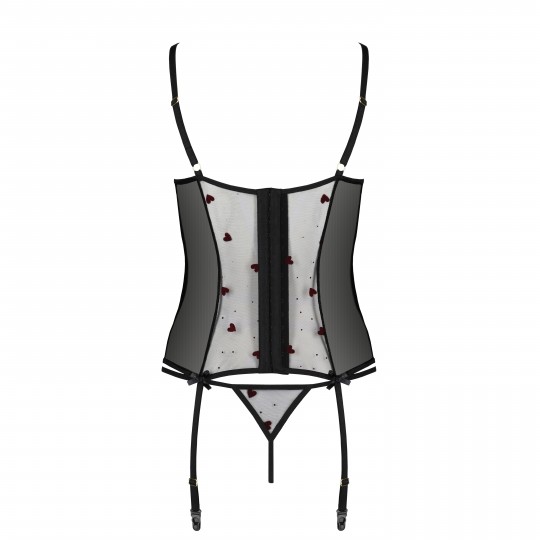 LOVELIA CORSET BLACK  - PASSION