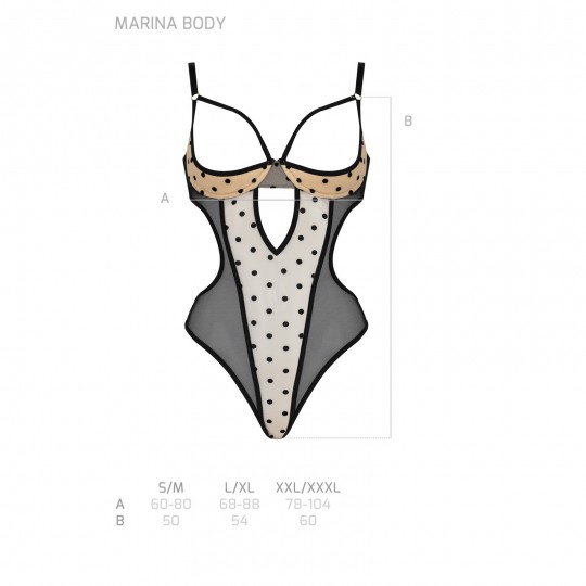 BODY MARINA BEIGE DEVIL COLLECTION PASSION
