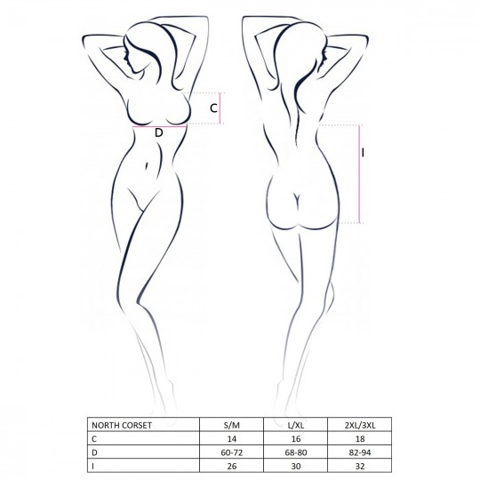 CORPETE E TANGA NORTH PRETO DEVIL COLLETION PASSION