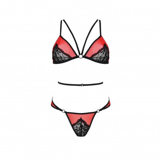 CONJUNTO DE 2 PEÇAS PEONIA EROTIC LINE PASSION