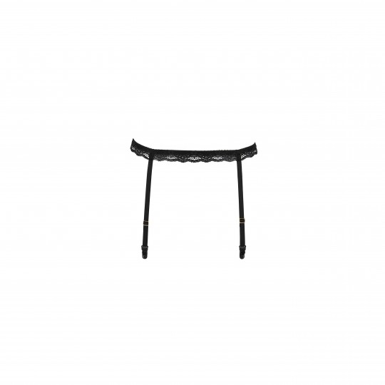 SHELLY GARTER BELT BLACK  - PASSION