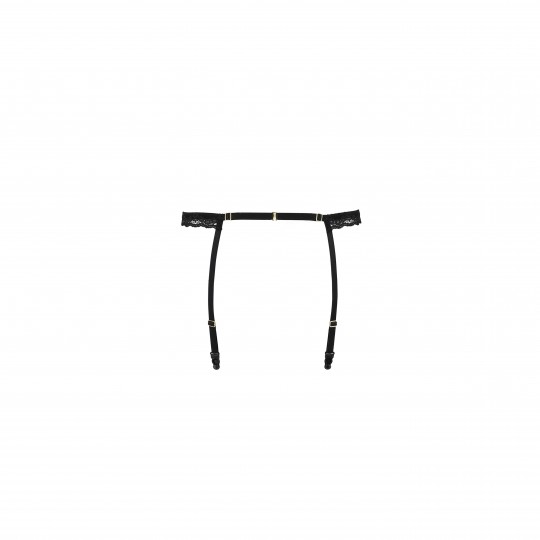 SHELLY GARTER BELT BLACK  - PASSION