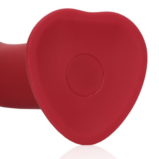 VIBRADOR NON-PHALLIC VIBRATING DILDO GRANDE VERMELHO LOVELINE