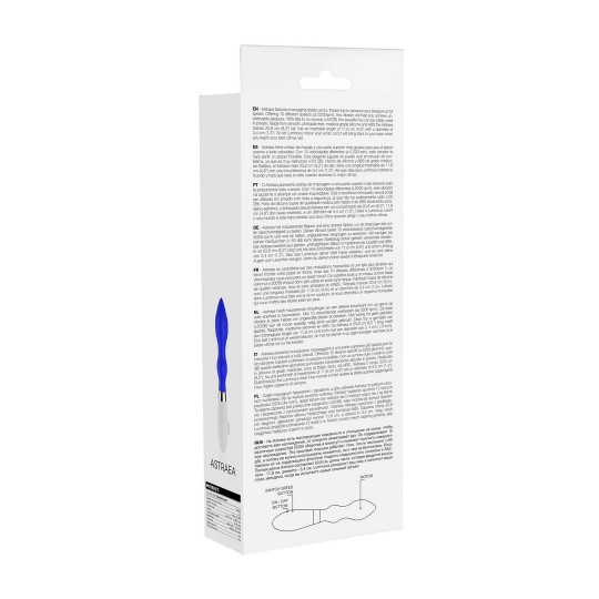 ASTRAEA - VIBRATOR AND CLITORIS STIMULATOR - ROYAL BLUE
