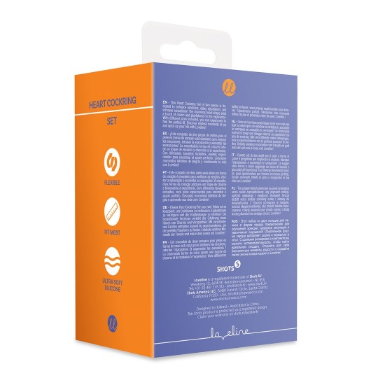 КОМПЛЕКТ СЕРДЕЧЕК - ФИОЛЕТОВЫЙ ШТОРМ