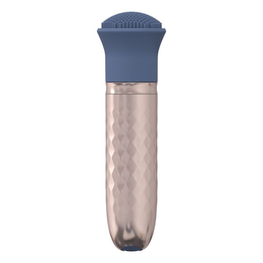 VIBRADOR THE THRILL10 SPEED INTERCHANGEABLE AZUL LOVELINE