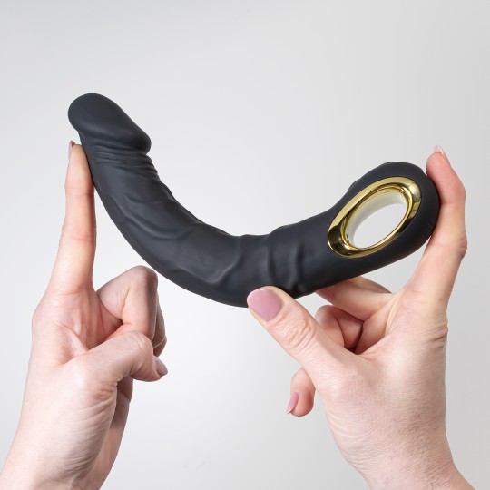 VIBRADOR FLEXÍVEL MAGNUS BEND PRETO CRUSHIOUS