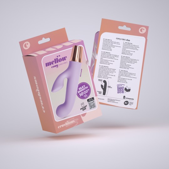 МИНИ ВИБРАТОР CRUSHIOUS MELLOW CONY ЛАВАНДА