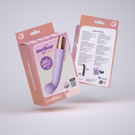 МИНИ ВИБРАТОР CRUSHIOUS MELLOW GEE ЛАВАНДА