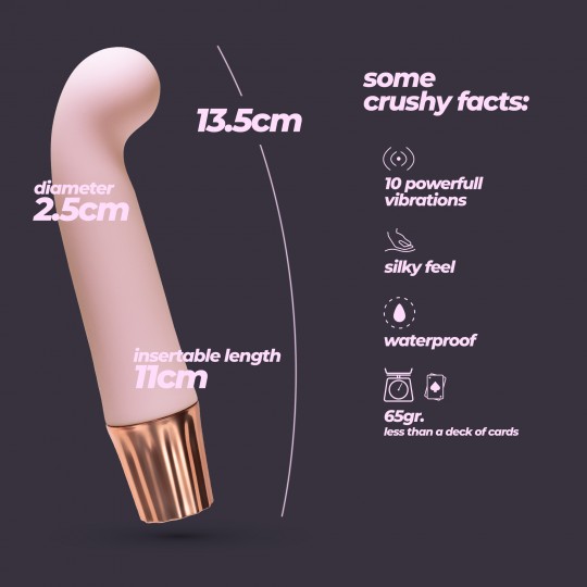 МИНИ ВИБРАТОР CRUSHIOUS MELLOW GEE РОЗОВЫЙ