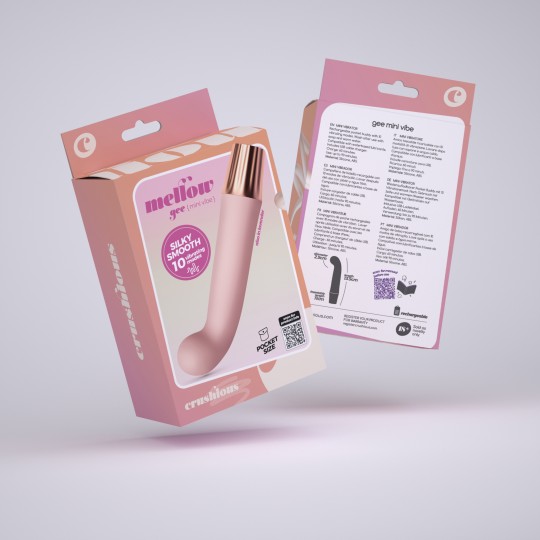МИНИ ВИБРАТОР CRUSHIOUS MELLOW GEE РОЗОВЫЙ