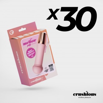 CONFEZIONE DA 30 MINI VIBRATORE MELLOW PUFF ROSA CRUSHIOUS