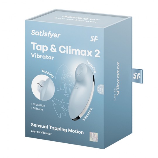 СТИМУЛЯТОР SATISFYER TAP &amp; CLIMAX 2 BLUE