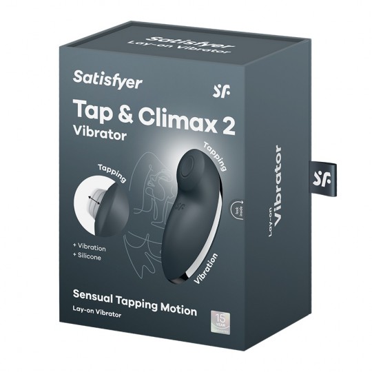 STIMULATORE TAP &amp; CLIMAX 2 GRIGIO SATISFYER