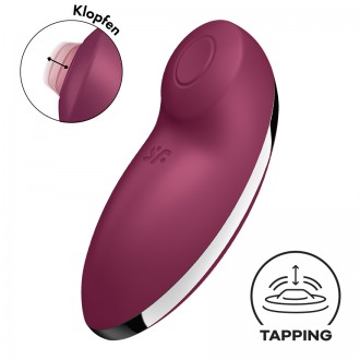 STIMULATEUR TAP & CLIMAX 2 ROUGE SATISFYER