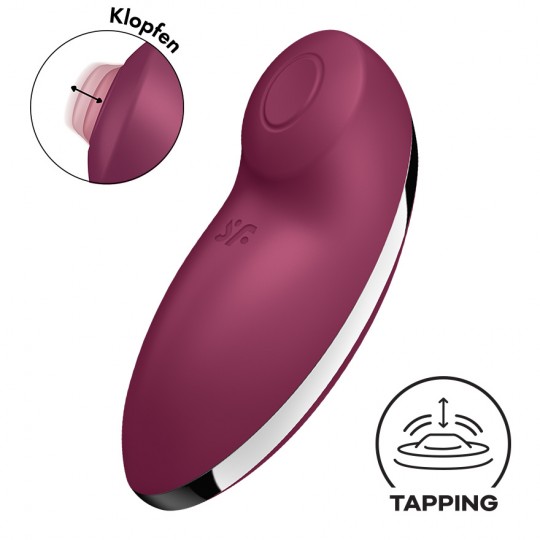 SATISFYER TAP &amp; CLIMAX 2 RED STIMULATOR