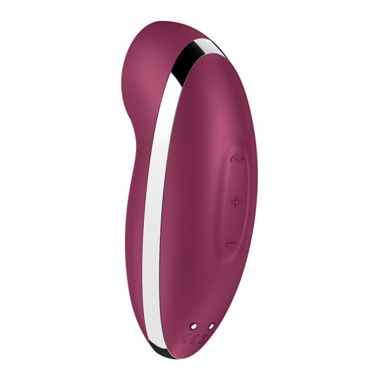 STIMULATEUR TAP &amp; CLIMAX 2 ROUGE SATISFYER