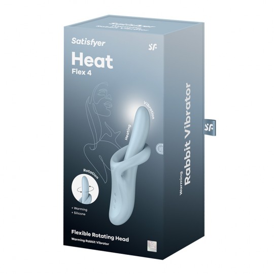 SATISFYER HEAT FLEX 4 VIBRATOR BLUE